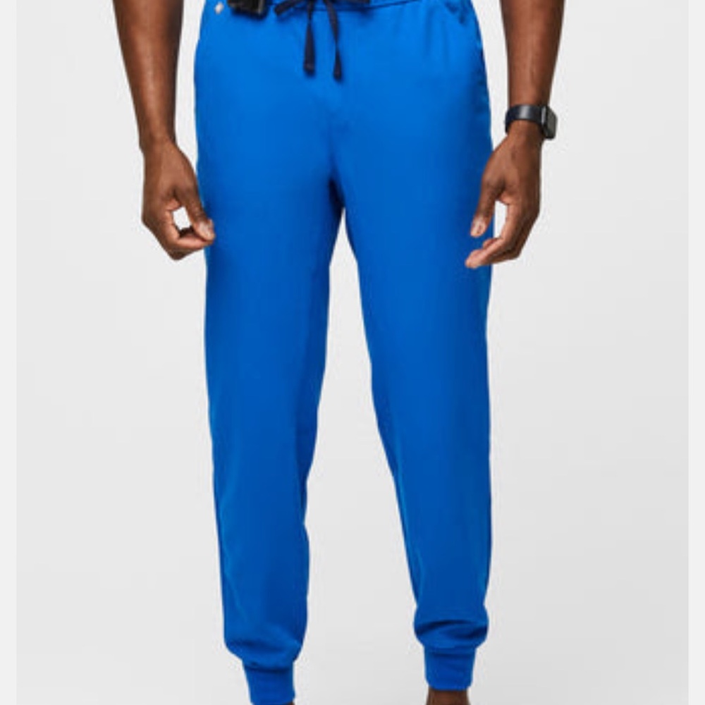Men’s medium figs joggers brand new scrub bottoms blue